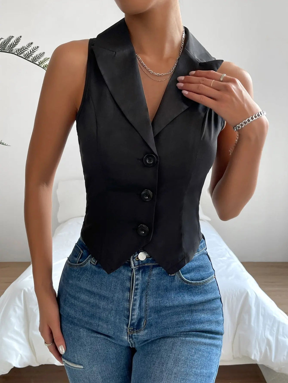 Casual Style Turn-down Collar Outerwear And Coats Type Top Mssza