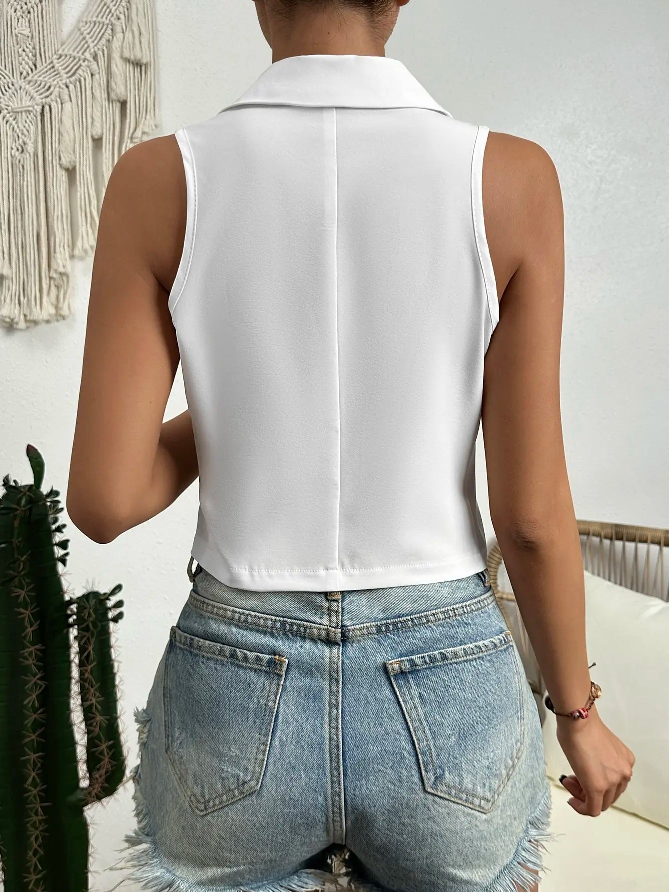 Casual Style Turn-down Collar Outerwear And Coats Type Top Mssza