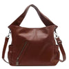 Casual Stylsih Tote Silt Pocket Soft Leather Hobos Handbag Bags Mssza