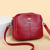 Casual Synthetic Leather Solid Large-capacity Mother Shell Shape Shoulder Crossbody Bag Mssza
