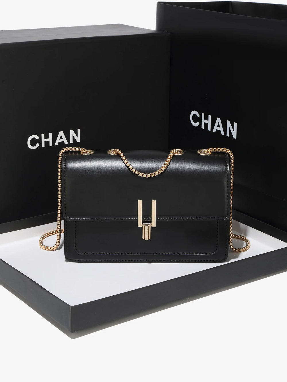Casual Synthetic Leather Square Appliques Belt Decoration Flip Cover Handbag Crossbody Bag Mssza