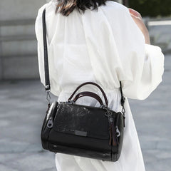 Casual Tassel Decor Large Capacity Zipper With Removable Strap Boston Shoulder Crossbody Bag Mssza