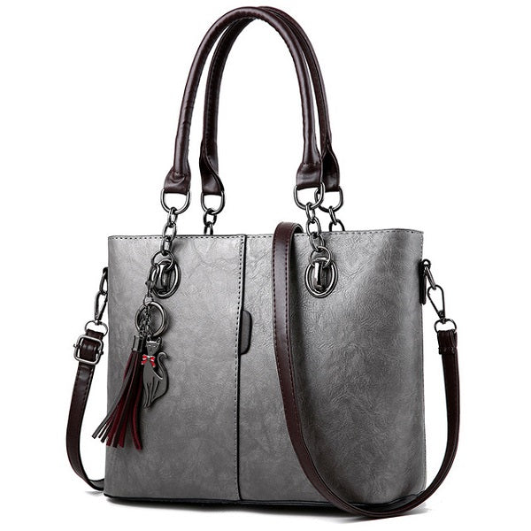 Casual Tote Purse Wallet Leather Handbag Mssza