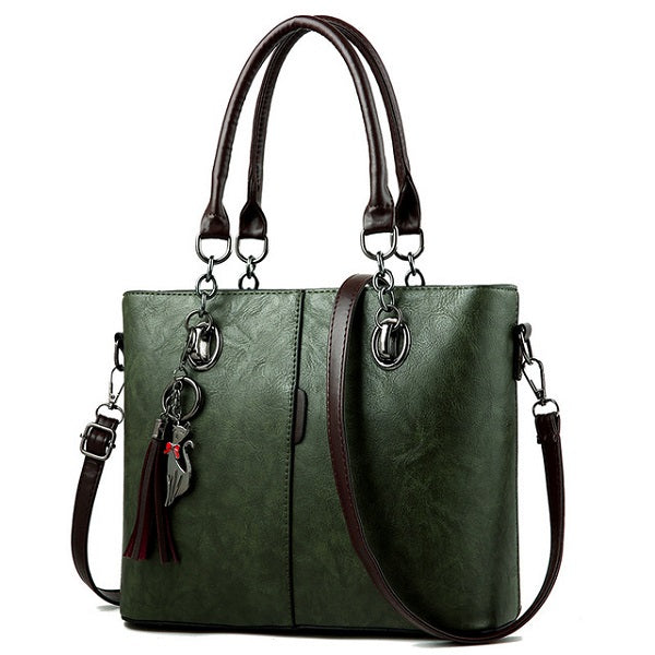 Casual Tote Purse Wallet Leather Handbag Mssza