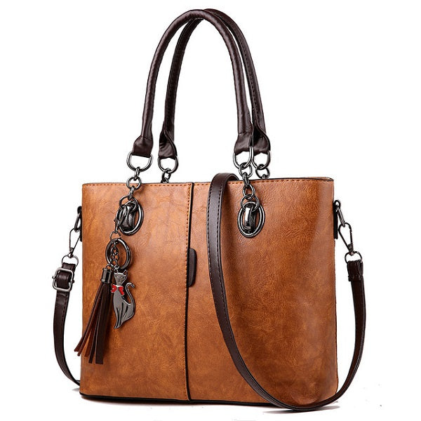 Casual Tote Purse Wallet Leather Handbag Mssza