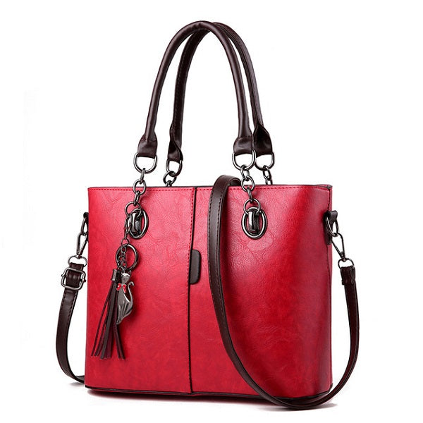 Casual Tote Purse Wallet Leather Handbag Mssza