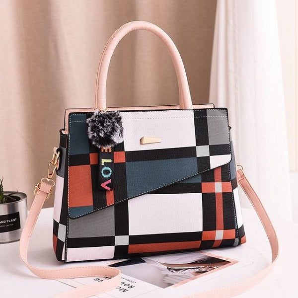 Casual Tote Top-Handle Handbag Purse Wallet Leather Mssza