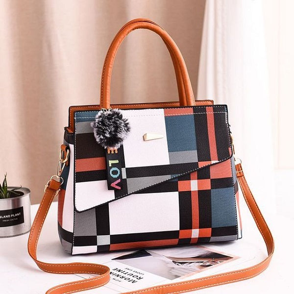 Casual Tote Top-Handle Handbag Purse Wallet Leather Mssza