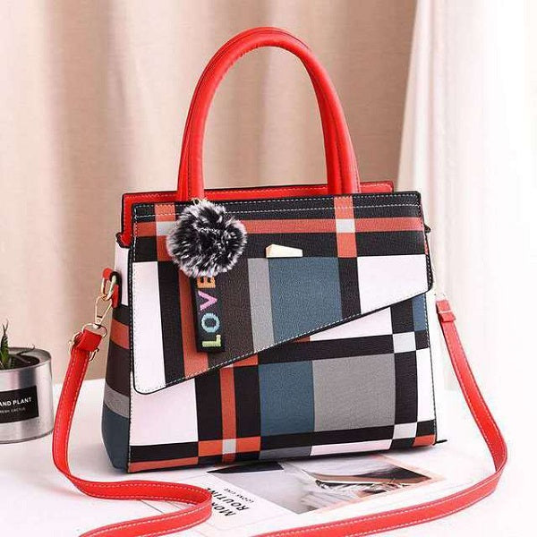 Casual Tote Top-Handle Handbag Purse Wallet Leather Mssza