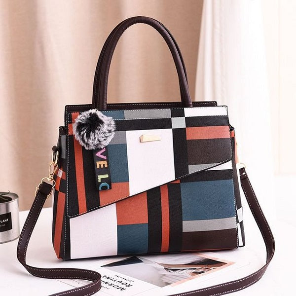 Casual Tote Top-Handle Handbag Purse Wallet Leather Mssza