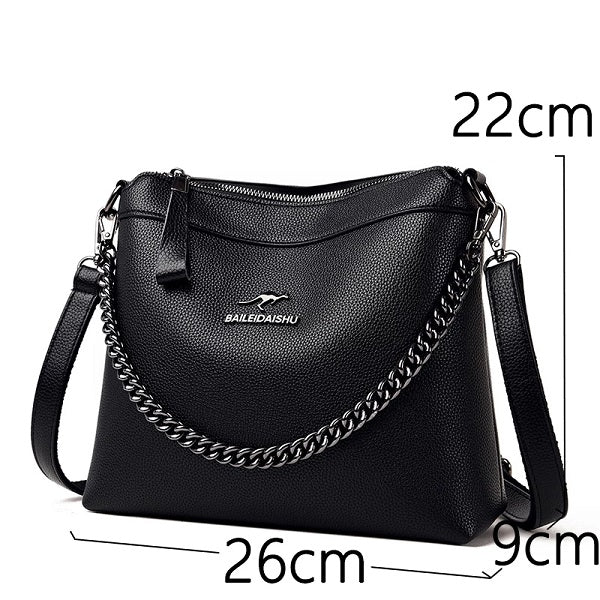 Casual Tote Vintage Genuine Crossbody Bags Mssza