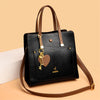 Casual Totes Letter Pu Leather 3 Layers Crossbody Bags Mssza