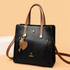 Casual Totes Letter Pu Leather 3 Layers Crossbody Bags Mssza