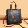 Casual Totes Letter Pu Leather 3 Layers Crossbody Bags Mssza