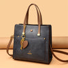 Casual Totes Letter Pu Leather 3 Layers Crossbody Bags Mssza