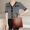 Casual Totes Letter Pu Leather 3 Layers Crossbody Bags Mssza