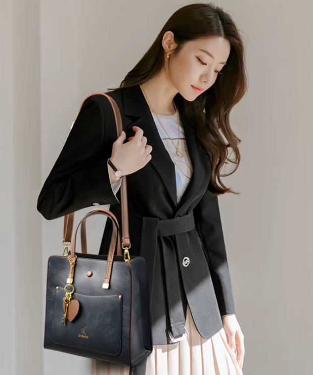 Casual Totes Letter Pu Leather 3 Layers Crossbody Bags Mssza