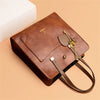 Casual Totes Letter Pu Leather 3 Layers Crossbody Bags Mssza