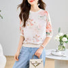 Casual Trendy Patchwork Printing Short Sleeve T-shirts Mssza
