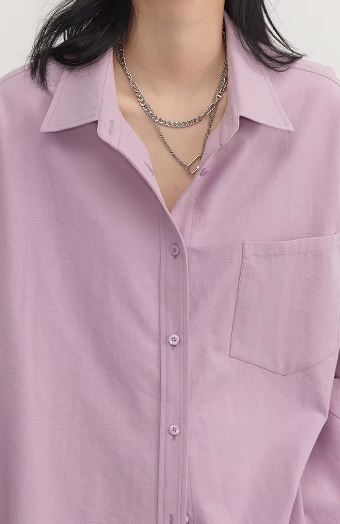 Casual Turn-down Collar Long-sleeved Shirt Loose Shirt Mssza