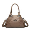 Casual Two-layers Leather Luxury Top-Handle Tote Hand Bags Mssza