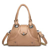 Casual Two-layers Leather Luxury Top-Handle Tote Hand Bags Mssza