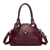 Casual Two-layers Leather Luxury Top-Handle Tote Hand Bags Mssza