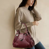 Casual Two-layers Leather Luxury Top-Handle Tote Hand Bags Mssza
