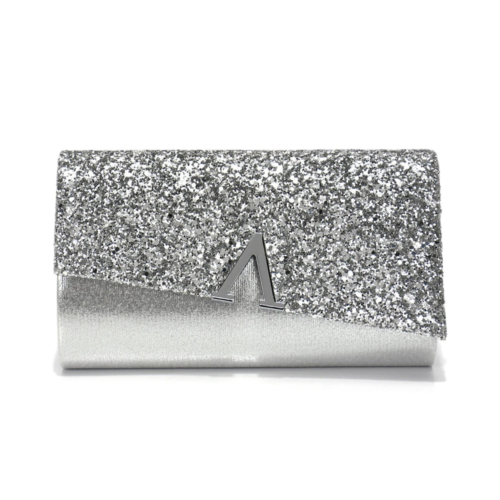 Casual V Design Metal Chain Glamorous Design Evening Envelope Shaped Sequins Handbags Mssza
