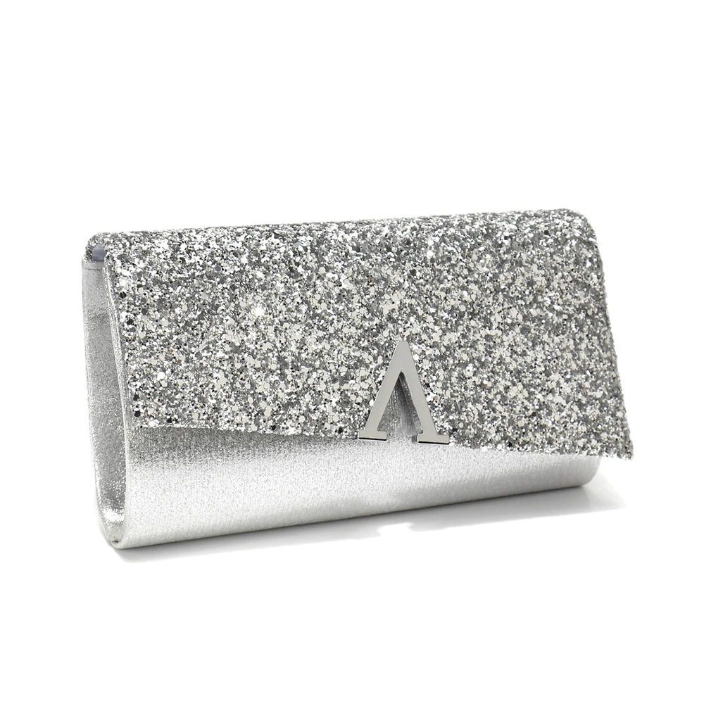 Casual V Design Metal Chain Glamorous Design Evening Envelope Shaped Sequins Handbags Mssza