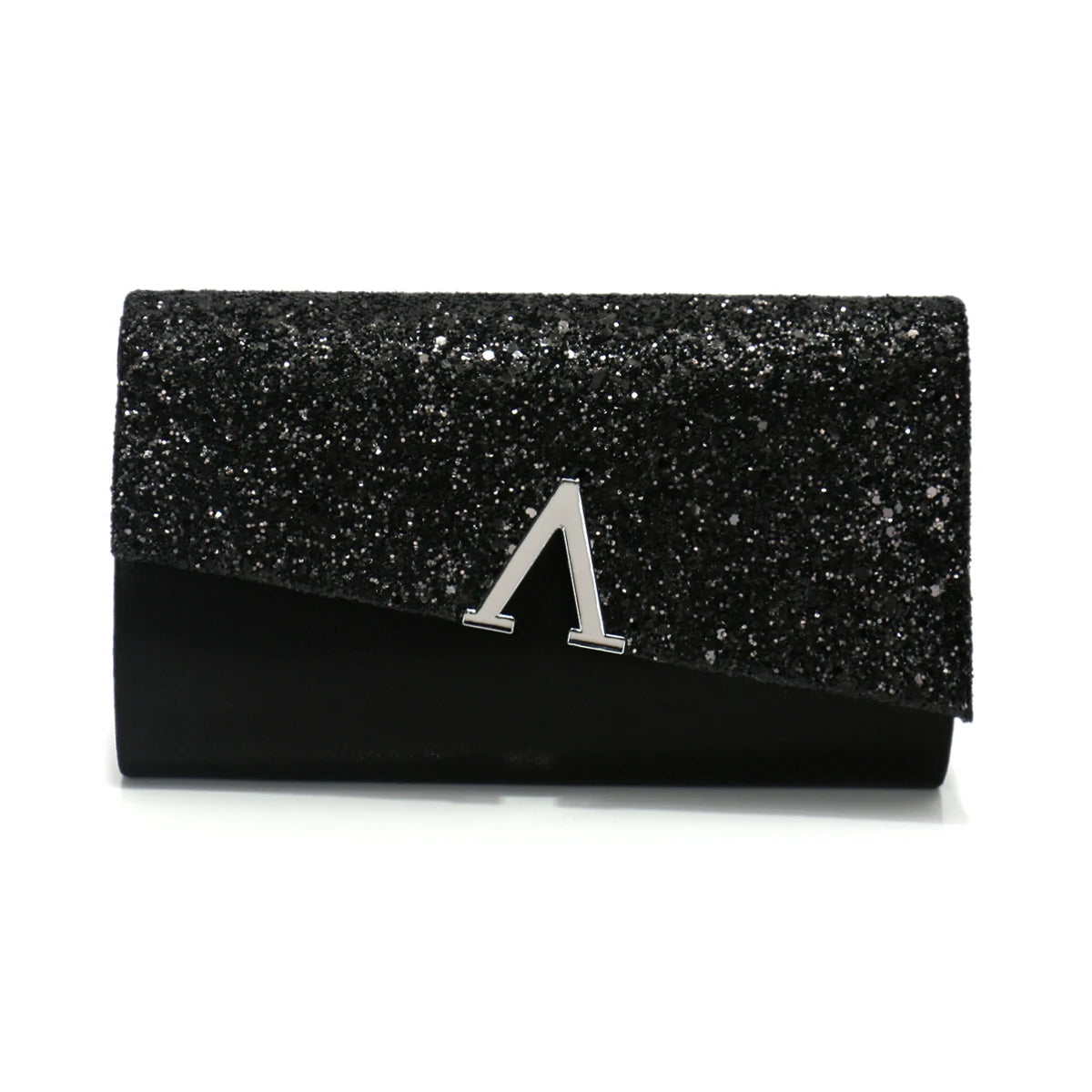 Casual V Design Metal Chain Glamorous Design Evening Envelope Shaped Sequins Handbags Mssza