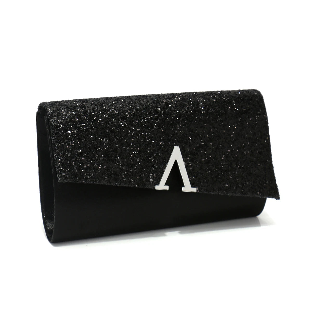 Casual V Design Metal Chain Glamorous Design Evening Envelope Shaped Sequins Handbags Mssza