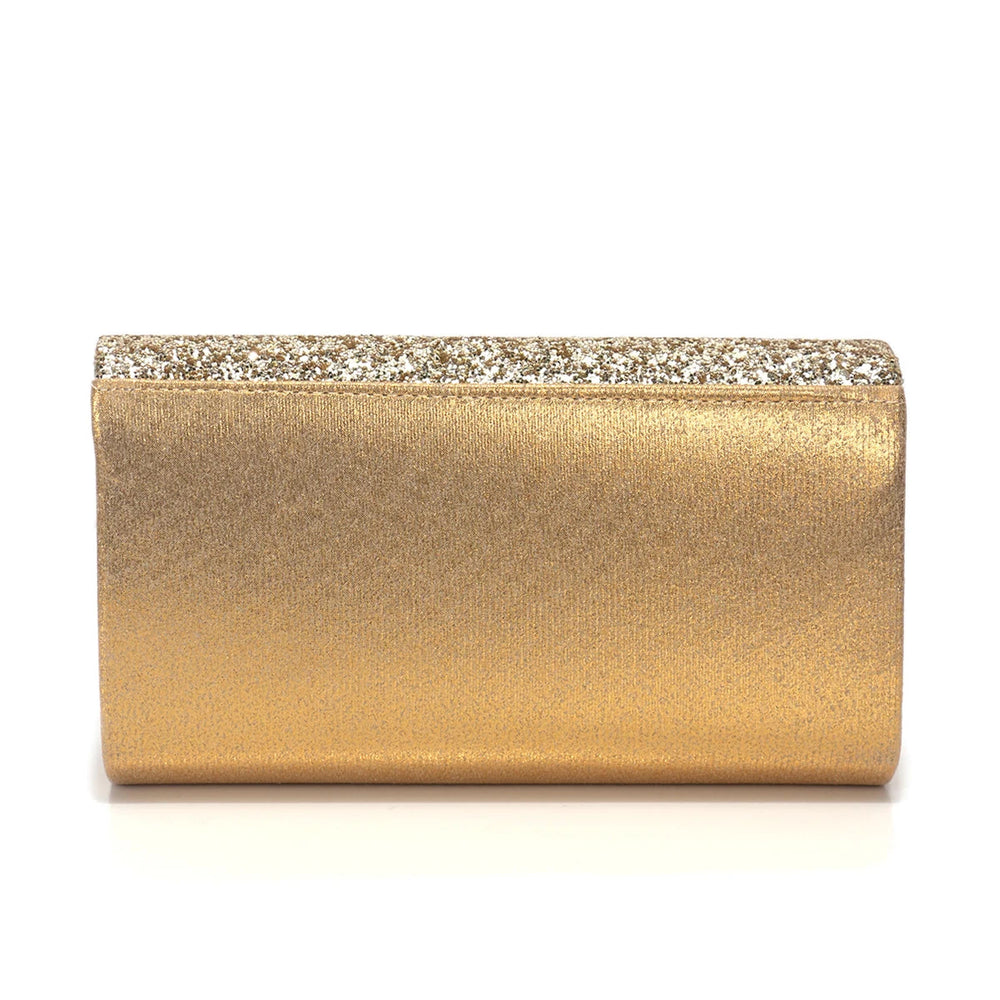 Casual V Design Metal Chain Glamorous Design Evening Envelope Shaped Sequins Handbags Mssza