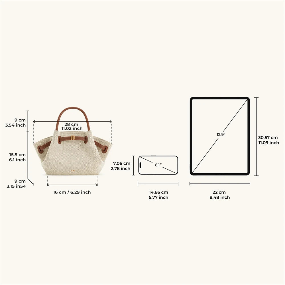 Casual Vegan Bag High Quality Leather Tote Bag Crossbody Shoulder Handbag Mssza