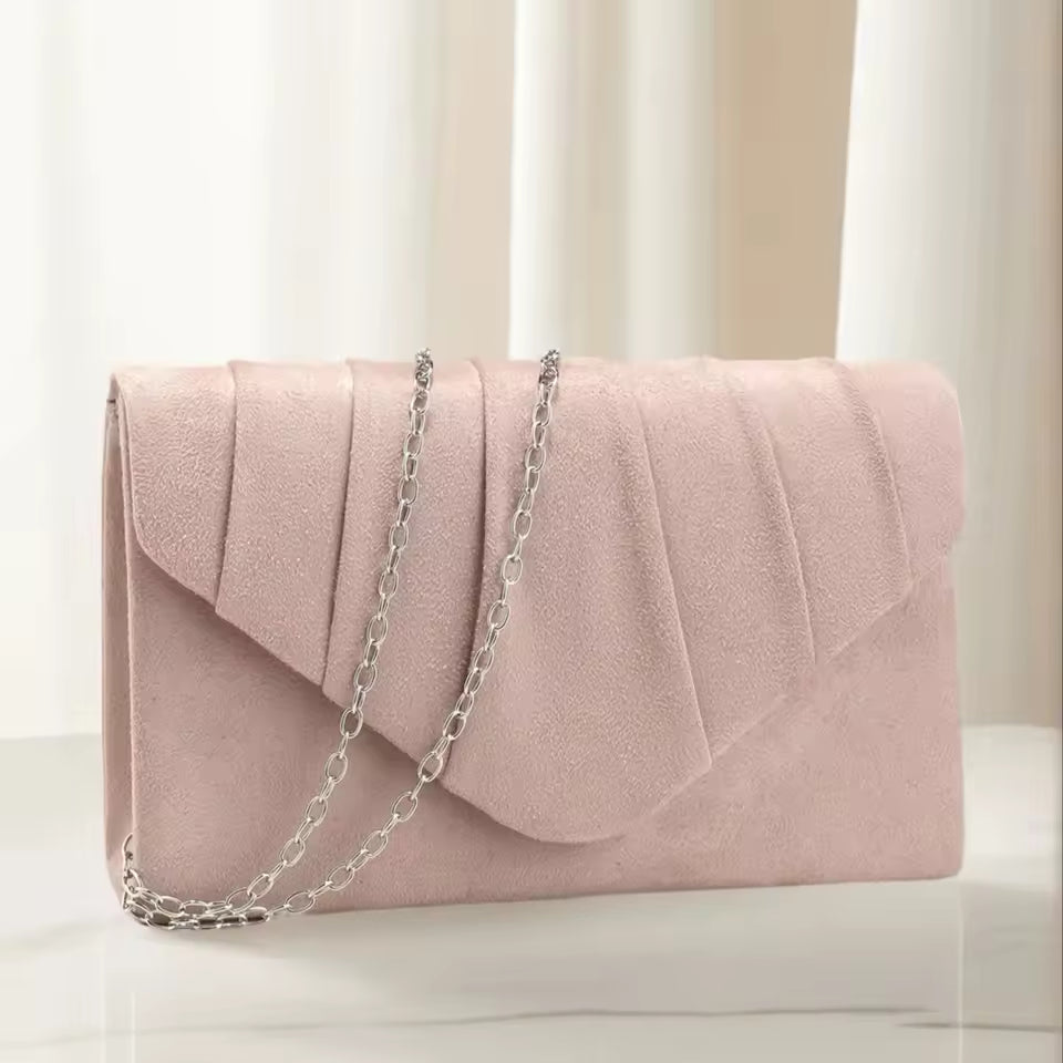 Casual Velvet Cover Chain Shoulder Party Dinner Banquet Envelope Prom Design Clutch Bags Mssza