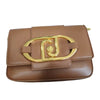 Casual Metal Buckle Flap Crossbody Chain Square Underarm Messenger Bag Mssza
