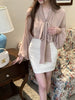 Casual Vintage High Waist Solid Back Zipper Mini Skirt Mssza