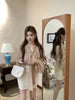 Casual Vintage High Waist Solid Back Zipper Mini Skirt Mssza