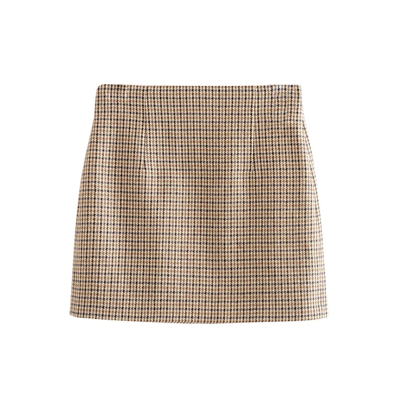 Casual Vintage Sweet High Waist A-line Mini Skirt Mssza