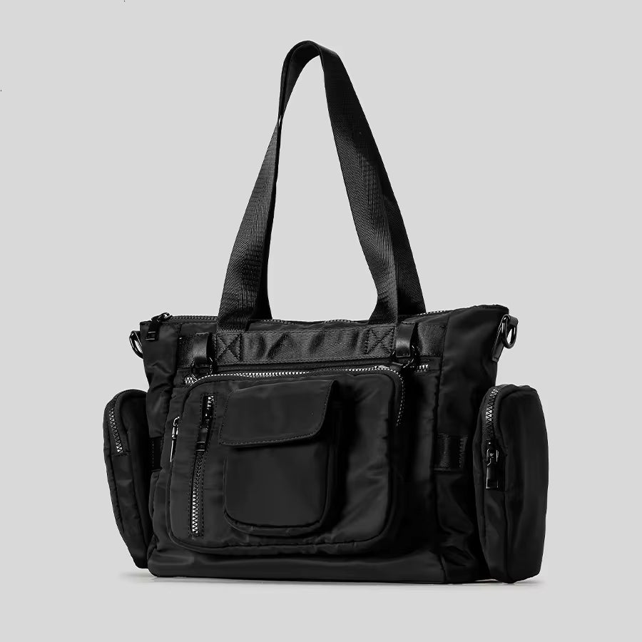 Casual Waterpoof Nylon Big Crossbody with Detachable Purses Mssza
