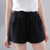 Casual Wide Leg Drawstring Cotton Elastic Waist Biker Shorts Mssza