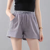 Casual Wide Leg Drawstring Cotton Elastic Waist Biker Shorts Mssza
