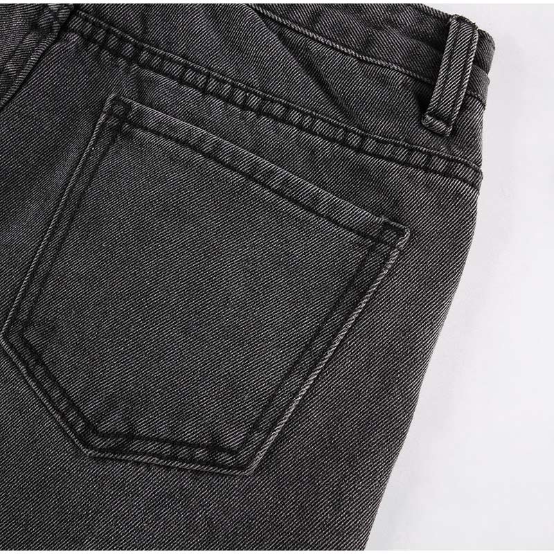 Casual Wide Leg High Waist Streetwear Loose Jeans Mssza