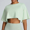 Yoga Short Sleeves Loose and Breathable Quick Drying T-shirts Mssza