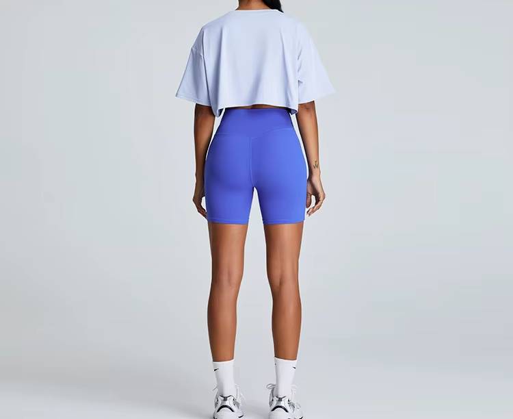 Yoga Short Sleeves Loose and Breathable Quick Drying T-shirts Mssza