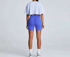 Yoga Short Sleeves Loose and Breathable Quick Drying T-shirts Mssza