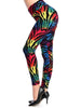 Casual Zebra Printed Sportwear Workout High Waist Ankle-Length Leggings Mssza