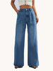 Casual Zipper Fly Cross-Border Slimming Full Length Straight Pants Mssza