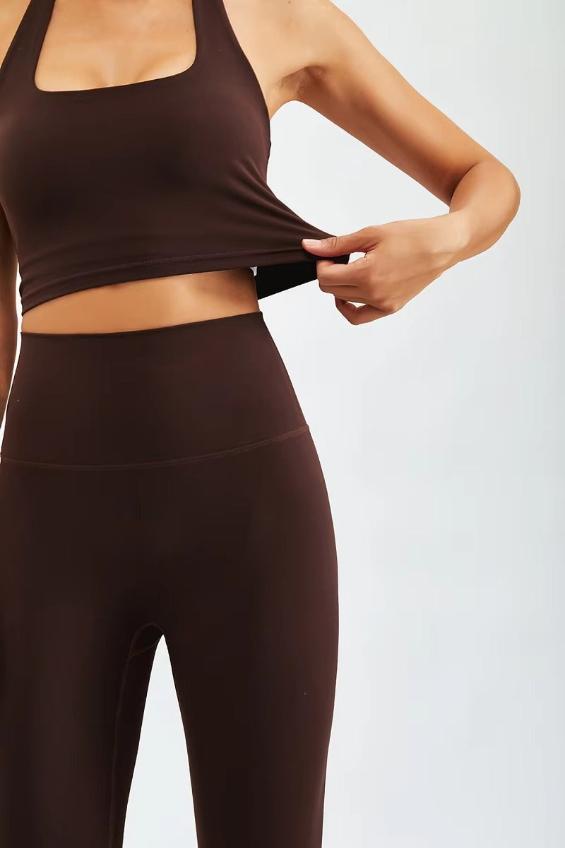 Casual Zipper Long Sleeve Yoga Set Gym Suit 2 Piece set Mssza