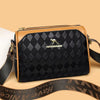 Vintage Zipper Soft Leather Interior Compartment Crossbody Bag Mssza